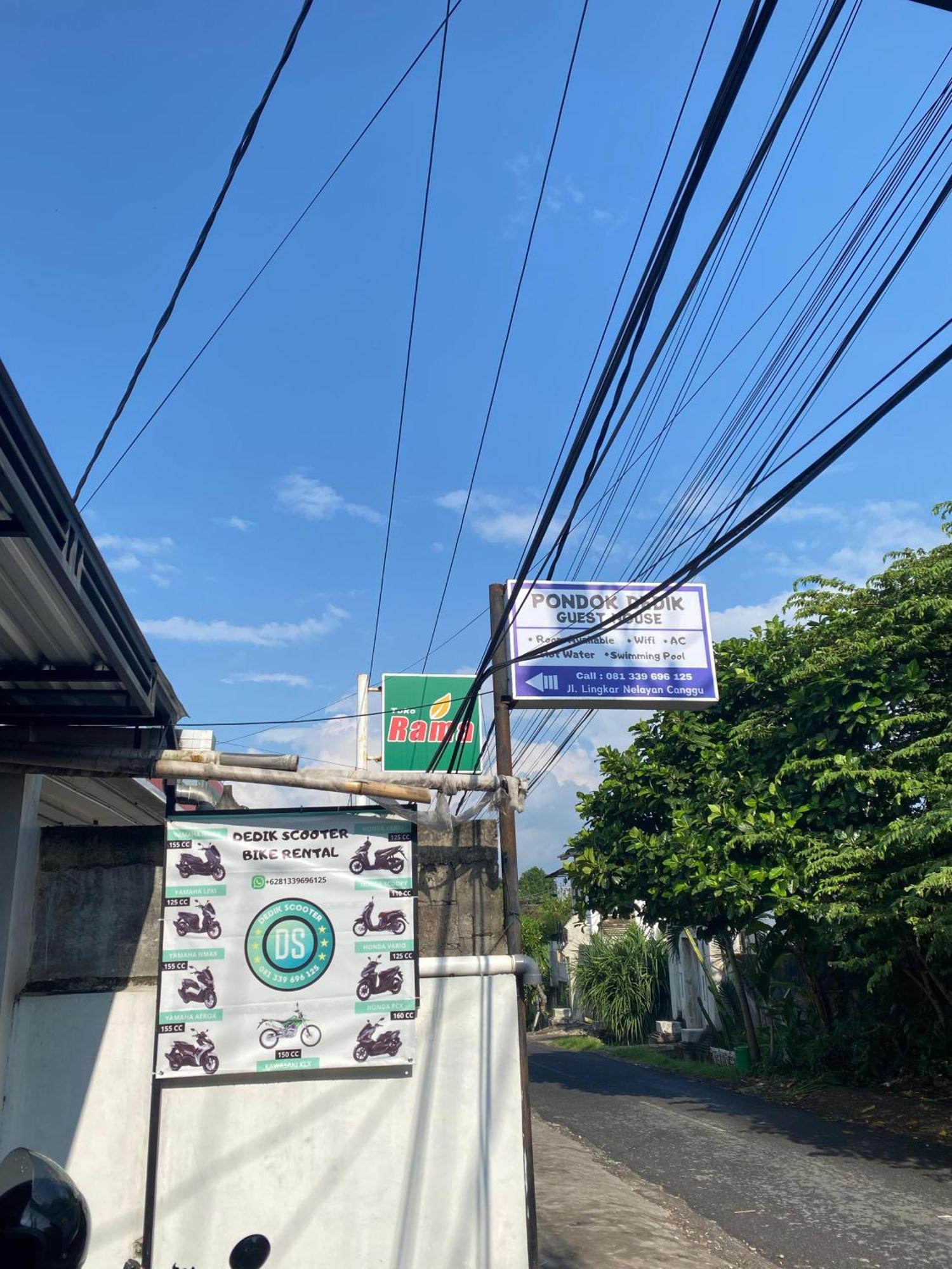 Hotel Pondok Dedik Canggu Zewnętrze zdjęcie